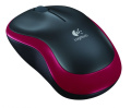 Logitech Wireless Mouse - M185 Wireless Mouse Red - 910-002240